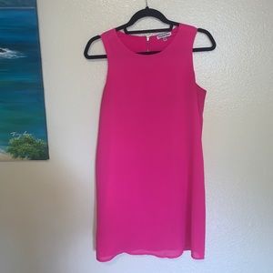 Hot pink dress